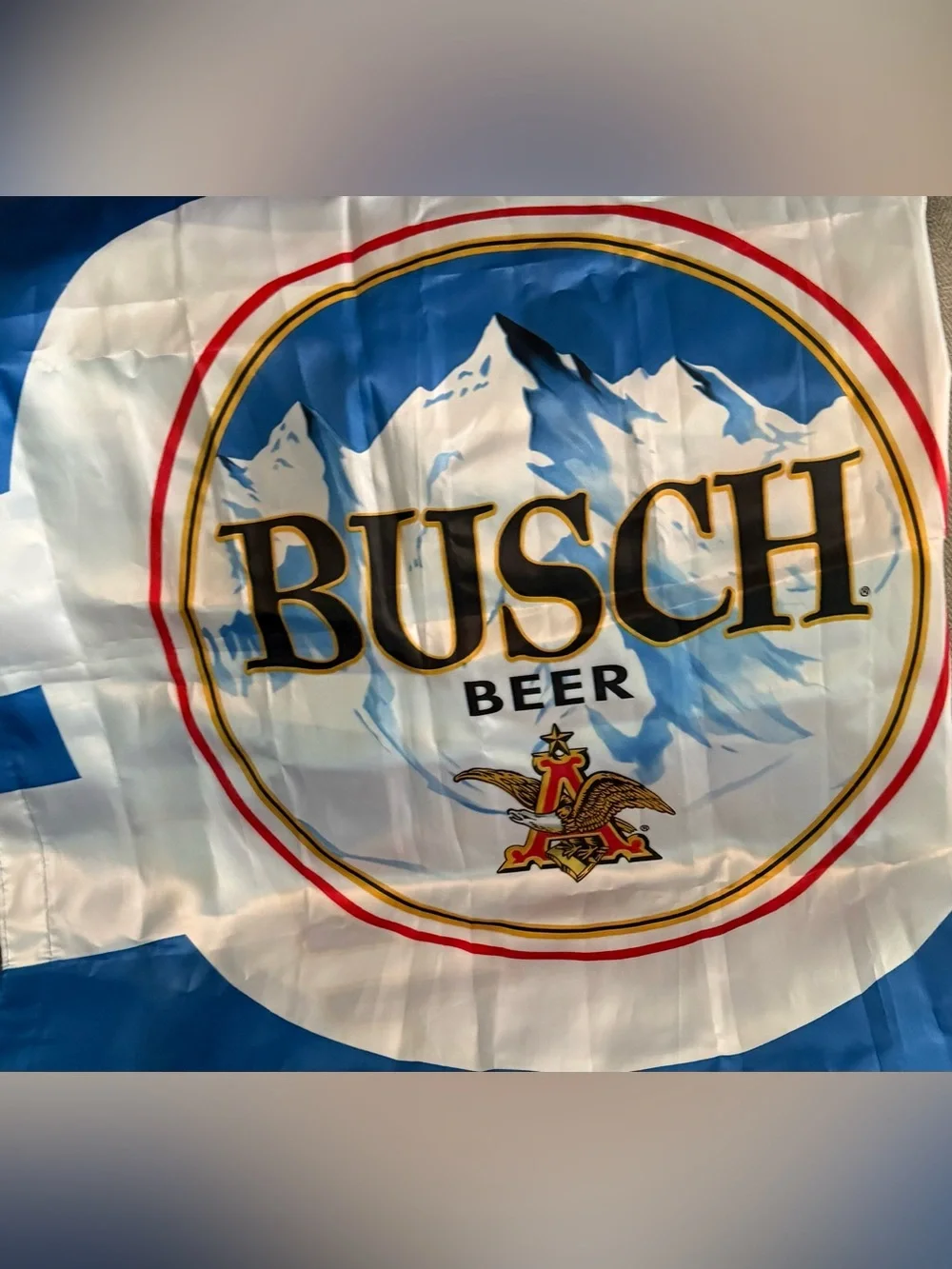 Busch Blue and White Decorative Wall Tapestry